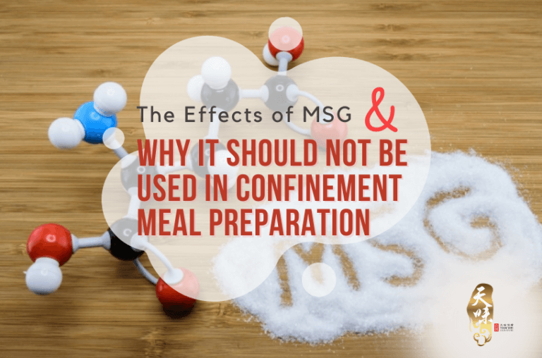 The Effects of MSG and Why It Should Not Be Used in Confinement Meal Preparation 1 Effects of MSG