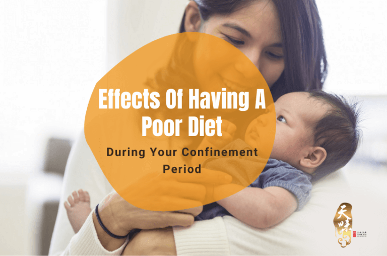 Poor Diet During Your Confinement Period