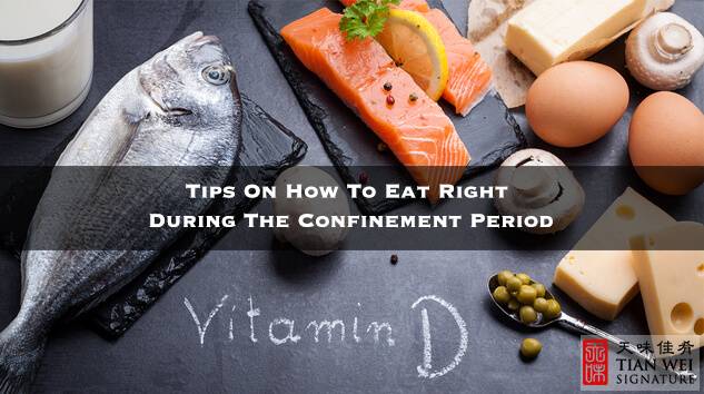 tips on how to eat right during the confinement period