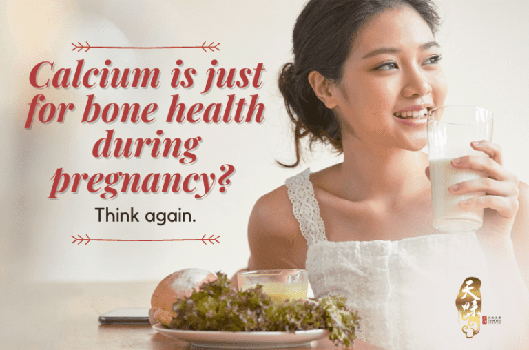 Calcium is just for bone health during pregnancy