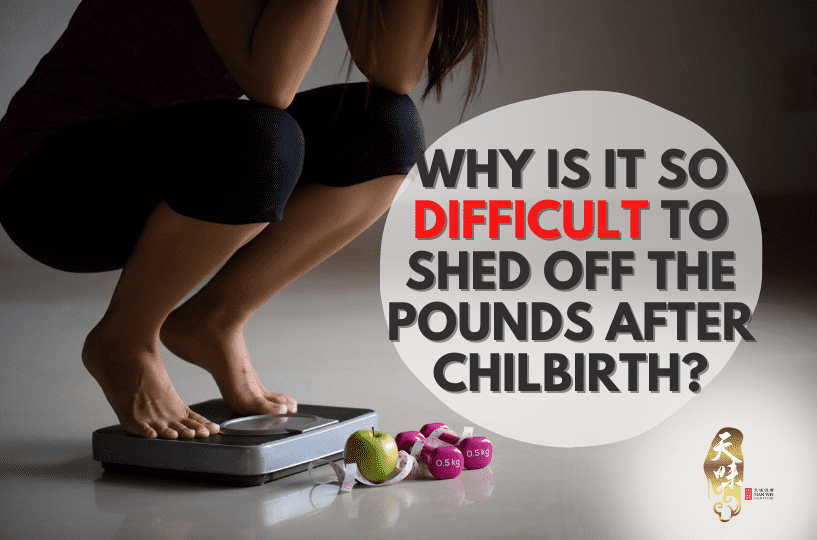 Why is it so difficult to shed off the pounds after childbirth