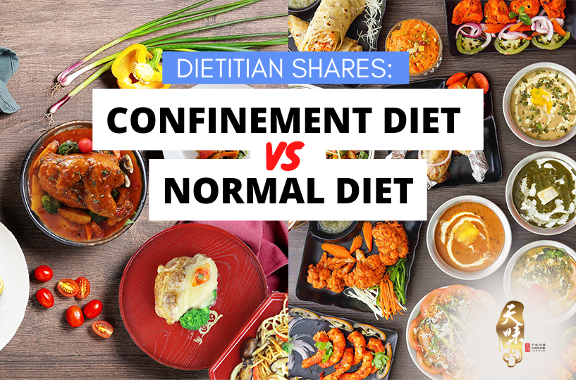 Dietitian Shares Confinement Diet Vs Normal Diet