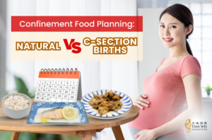 Confinement Food Planning: Natural vs. C-Section Births