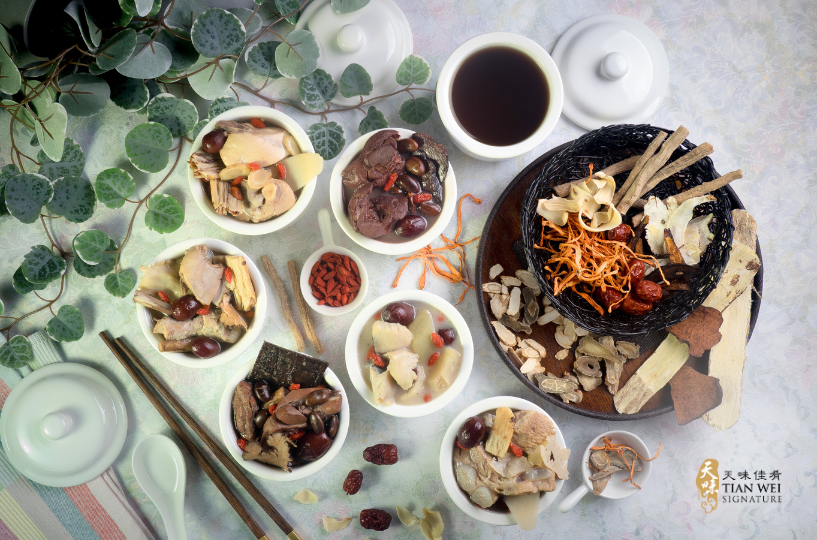 Confinement herbal soup package in Singapore