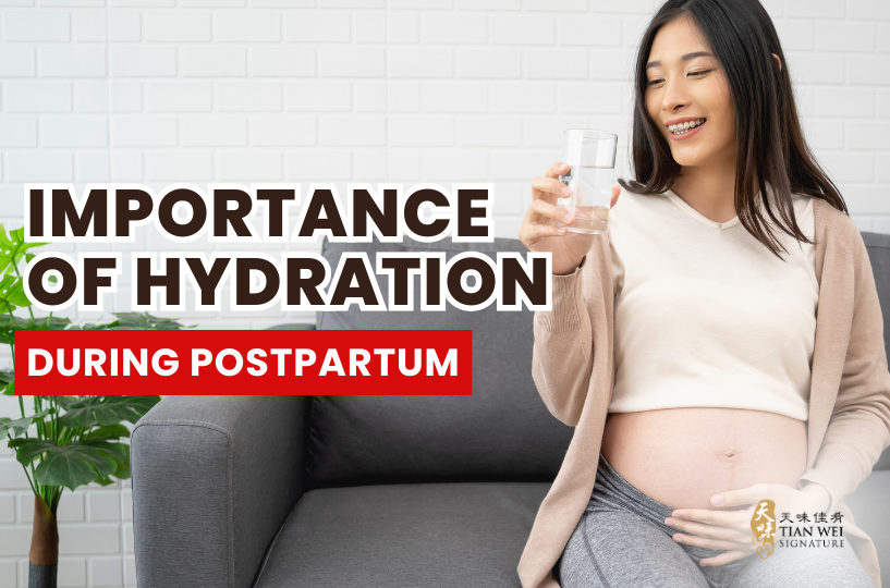 Pregnant woman with a glass of water